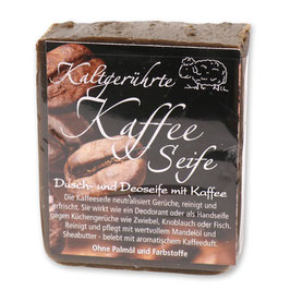 Kaltgerührte Kaffeeseife ohne Schafmilch -Original Florex®-