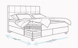 CLOONI Boxspringbett -V95-