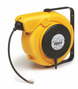 Zeca 5827/XF elektrahaspel 10+ 1,5 meter 3 X 1,5 mm² (geel)
