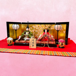 【SOLD OUT】望月紀彦作　京十一金彩桜刺繍親王飾り