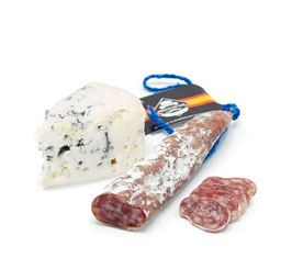 Fuet met blauwe kaas