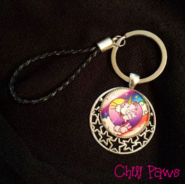 Chili Cabochon Keychain