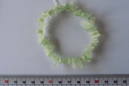 Jade Splitterarmband, 19 cm lang, elastisch Stretchband - ohne Deko