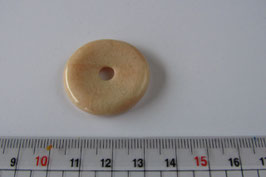 Mondstein rosa  Donut Anhänger 30 mm Durchmesser