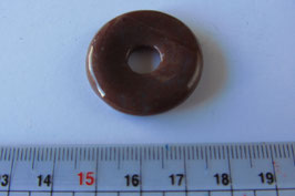 Chalcedon rot Donut  30 mm Durchmesser