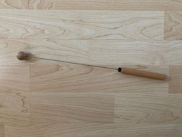 Tensor/Einhandrute aus Buche mit Holzkugel, Gesamtlänge 33 cm, mit Aufbewahrungshülle