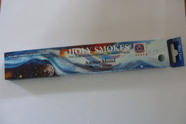 Räucherstäbchen Amber Mond Holy Smoke Blue Line  Inhalt ca. 10 Stück/Packung