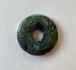 Jade Nephrit Donut  Anhänger 30 mm Durchmesser