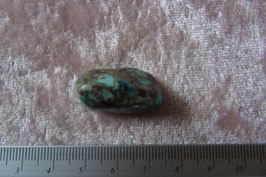 Malachit Chrysokoll Trommelstein 25 x 15 mm 8 gr.