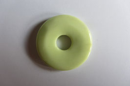 Zitronenchrysopras Donut 30 mm Durchmesser