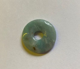 Aquamarin Donut  30 mm Durchmesser