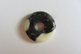 Zebramarmor Donut 30 mm Durchmesser