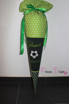 Schultüte "Johannes" Fussball 70cm inkl. Rohling