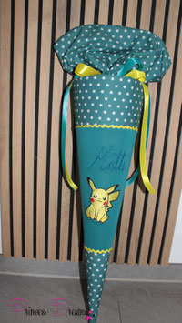Schultüte "Matti" mit Pikachu 70cm inkl. Rohling