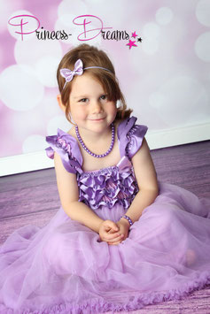 Chiffonkleid lila 2,5-6 Jahre