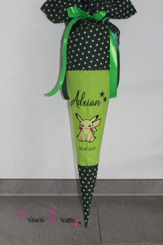 Schultüte "Adrian" mit Pikachu 70cm inkl. Rohling