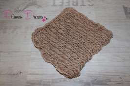 Posing Wolldecke / Korbfüller beige/tan