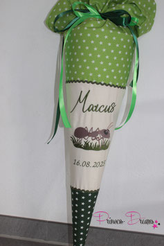 Schultüte "Marcus" Ameise 70cm inkl. Rohling