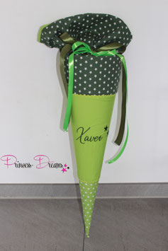 Schultüte "Xaver" 70cm inkl. Rohling ohne Motiv
