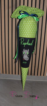 Schultüte "Raphael" mit Ohnezahn 70cm inkl. Rohling