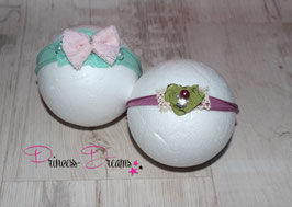 Spar Set JHB Schleife rosa/mint  & JHB plum/grün