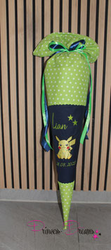 Schultüte "Lian" mit Pikachu 70cm inkl. Rohling