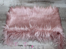 Kunstfell altrosa