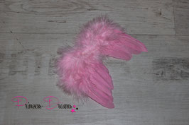 Federflügel rosa XS 0-2/3 Monate!!