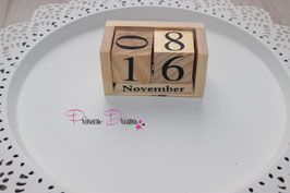 Geburtstag-Würfel Natur