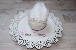 Accessoires Haarband mit Feder "kleiner Indianer"