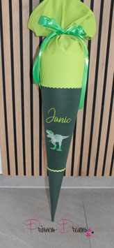 Schultüte "Janic" T-Rex 70cm inkl. Rohling