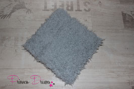 Kuschelfell Unterlage grau