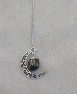 Collanina con la Luna  Onice