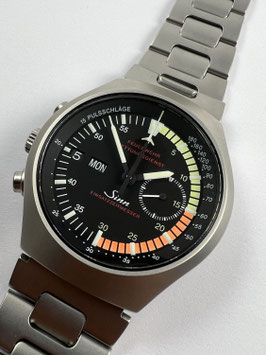 VINTAGE SINN EZM 4 ACHILLES FEUERWEHR MAGAZIN CHRONOGRAPH VON 2002 MIT LEMANIA 5100 & REVISION
