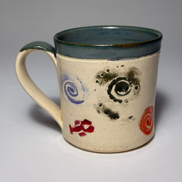 Matt Burton Pottery, Sealife Mug