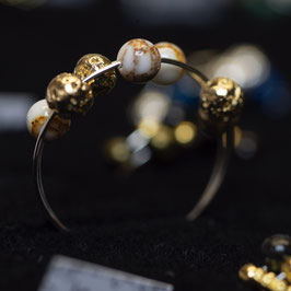 BAGUE AMAZONITE D'AFRIQUE BLEU