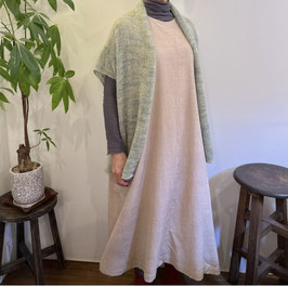 シルク・モヘアカーディガン（藍染め）