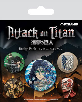 Attack on Titan - Button-Pack 2