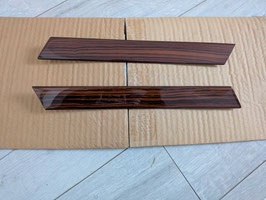 Satz Türzierleisten Zebrano Mercedes W124 Cabrio Coupe vorne A1247202322 A1247202422