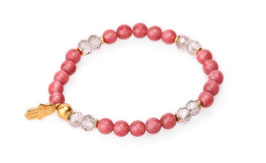 Alexandra - Buntes Perlenarmband in Rot
