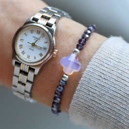 Adma - Glasperlen Armband in Lila