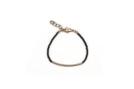 Benedikta - Vergoldetes Armband aus Onyx