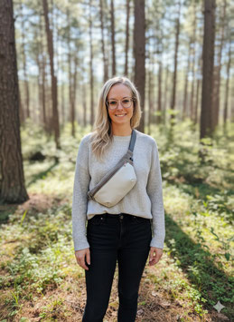 Crossbodybag Glitzer Kunstleder