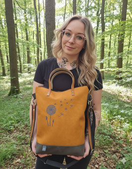 Pusteblumentasche senfgelb