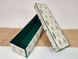 Schachtel "Christbäume mit Kante"