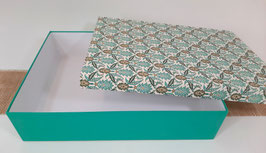 A3 Schachtel mit Musterpapier - extra hoch