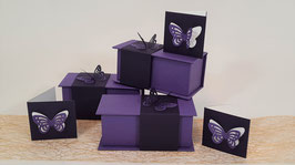 Klappbox "Schmetterlinge - Lila"
