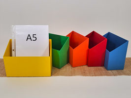 Karteikästen für A5 Hochformat plus