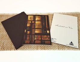 Karte inkl. Kuvert "Books - Motiv 2"