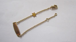 Gold bracelet for boy